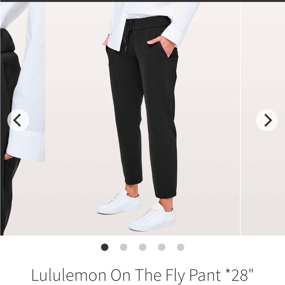 Lululemon On The Fly Pants, EUC, size 10